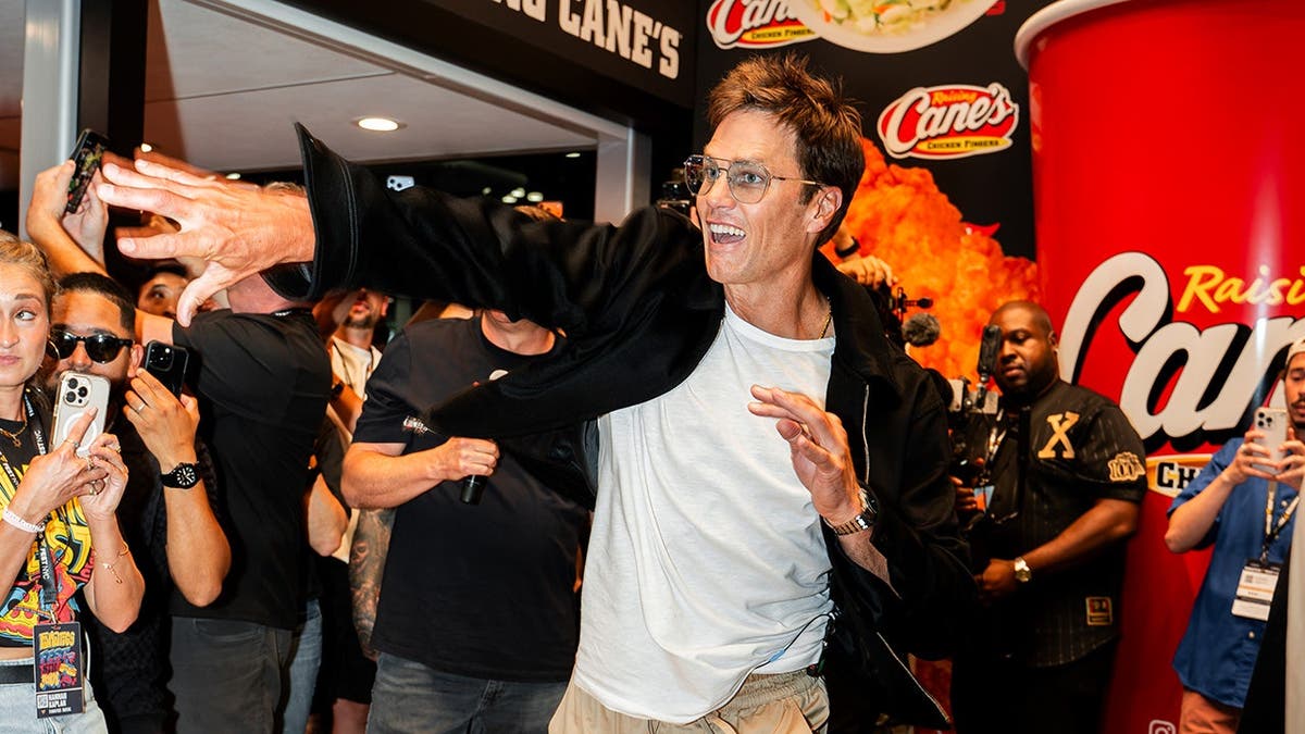 Tom Brady at Raising Cane's