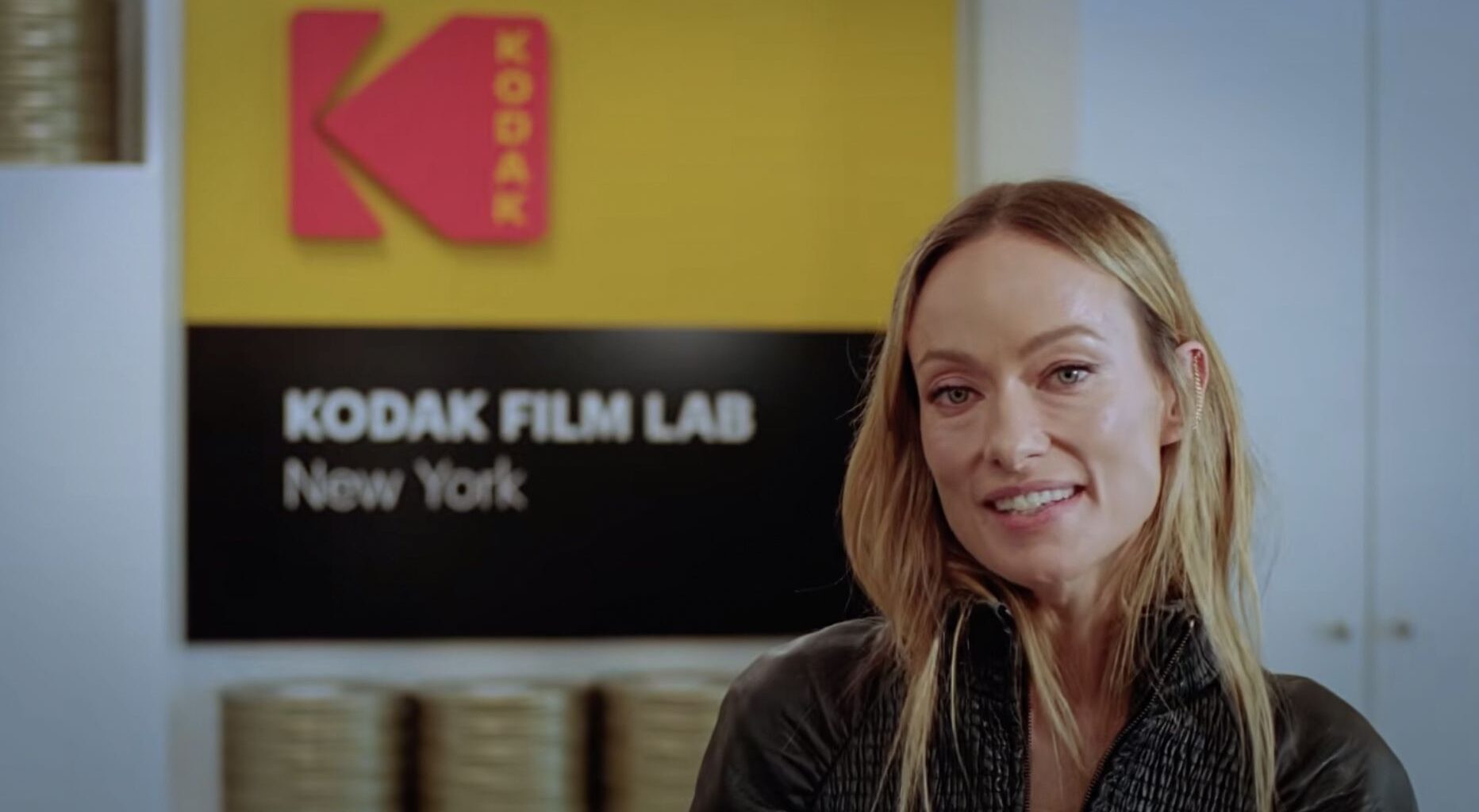 Olivia Wilde's tour of Kodak Film Lab New York