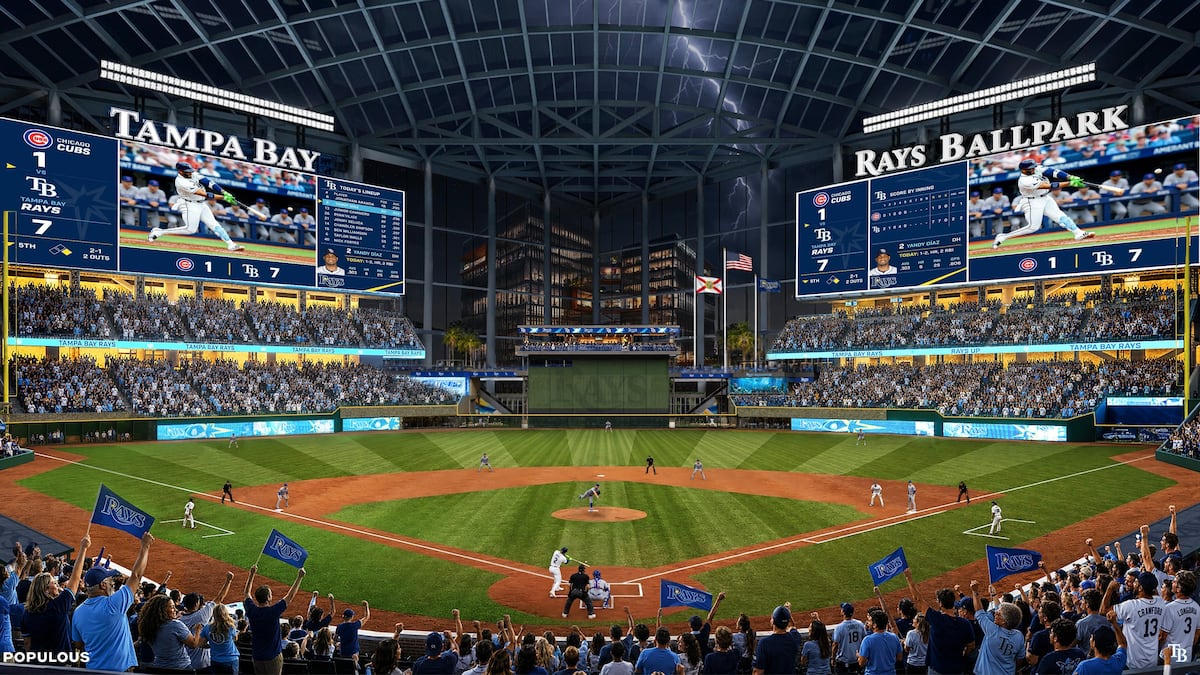 Here’s a 1st look inside the Rays’ planned ballpark. It is eye-catching - Tampa Bay Times