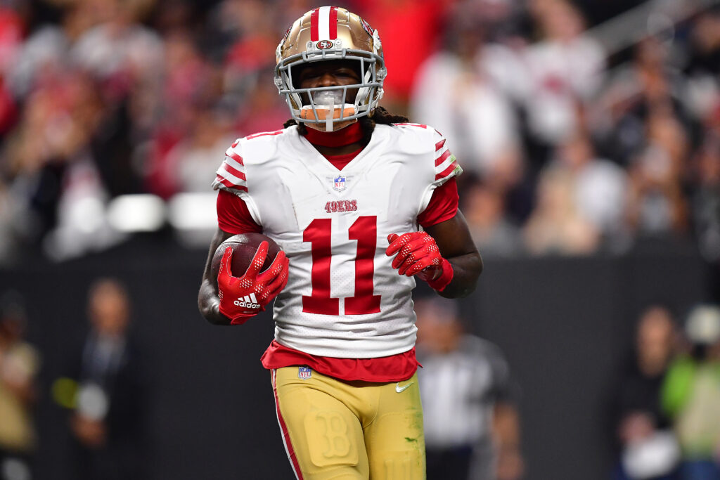 49ers WR Brandon Aiyuk Lashes Out At Commanders QB Jayden Daniels