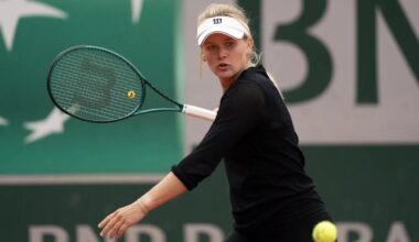 Peyton Stearns in action ahead of the WTA Austin Open.
