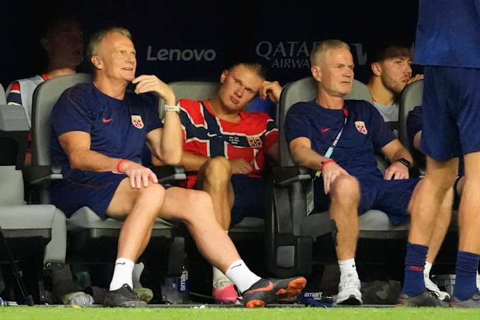 Erling Haaland neutralized by England and subbed off late as Norway's World Cup run ends