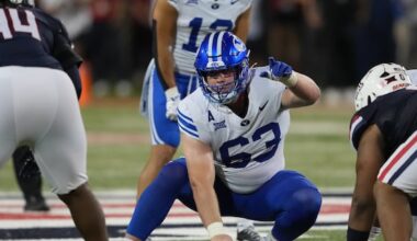 This BYU football player hopes to join his wife as a pro athlete – Deseret News