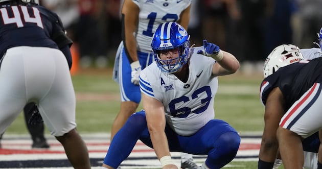 This BYU football player hopes to join his wife as a pro athlete – Deseret News