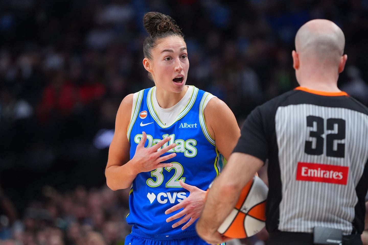 Jessica Shepard has found herself closer to the center of attention in her first season with the Wings.
