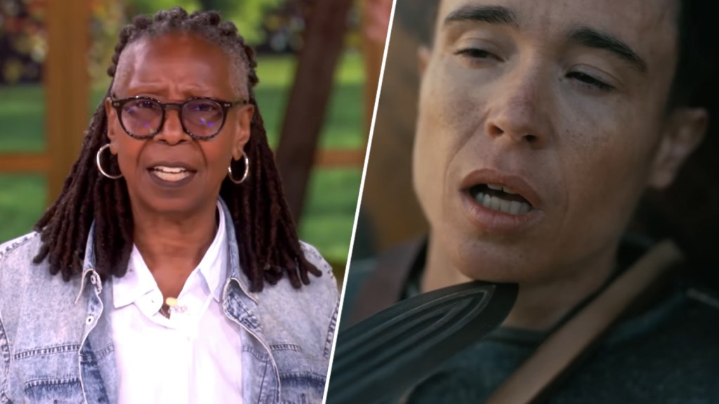 Whoopi Goldberg Slams Critics Of Elliot Page's 'The Odyssey' Casting