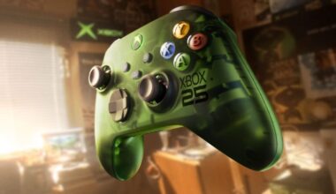 Xbox Wireless Controller X25 Special Edition appears in a bedroom.