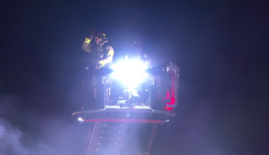 Crews battle flames at StorageMart in Omaha