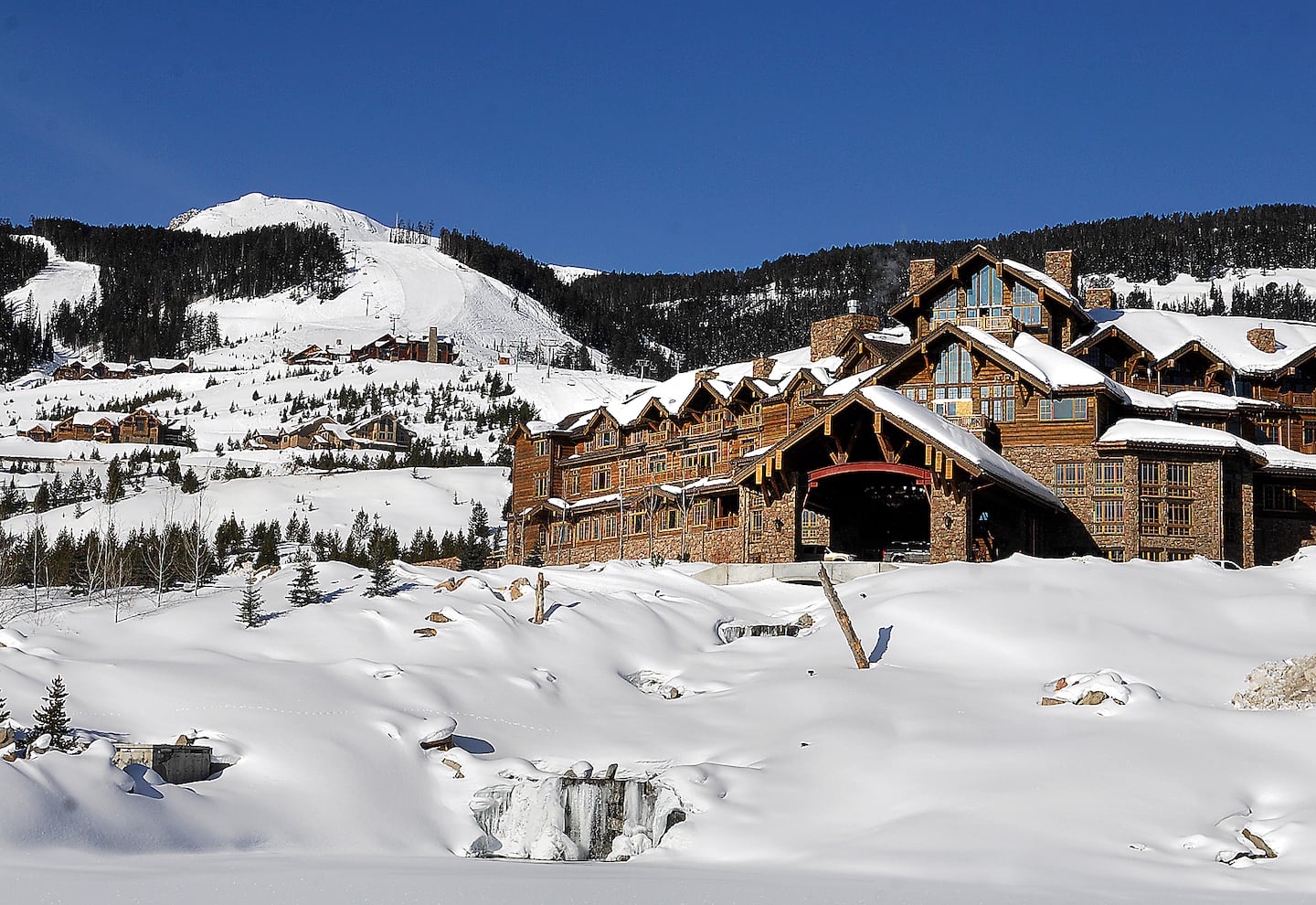 The Yellowstone Club near Big Sky, Montana, as seen in an undated photo.