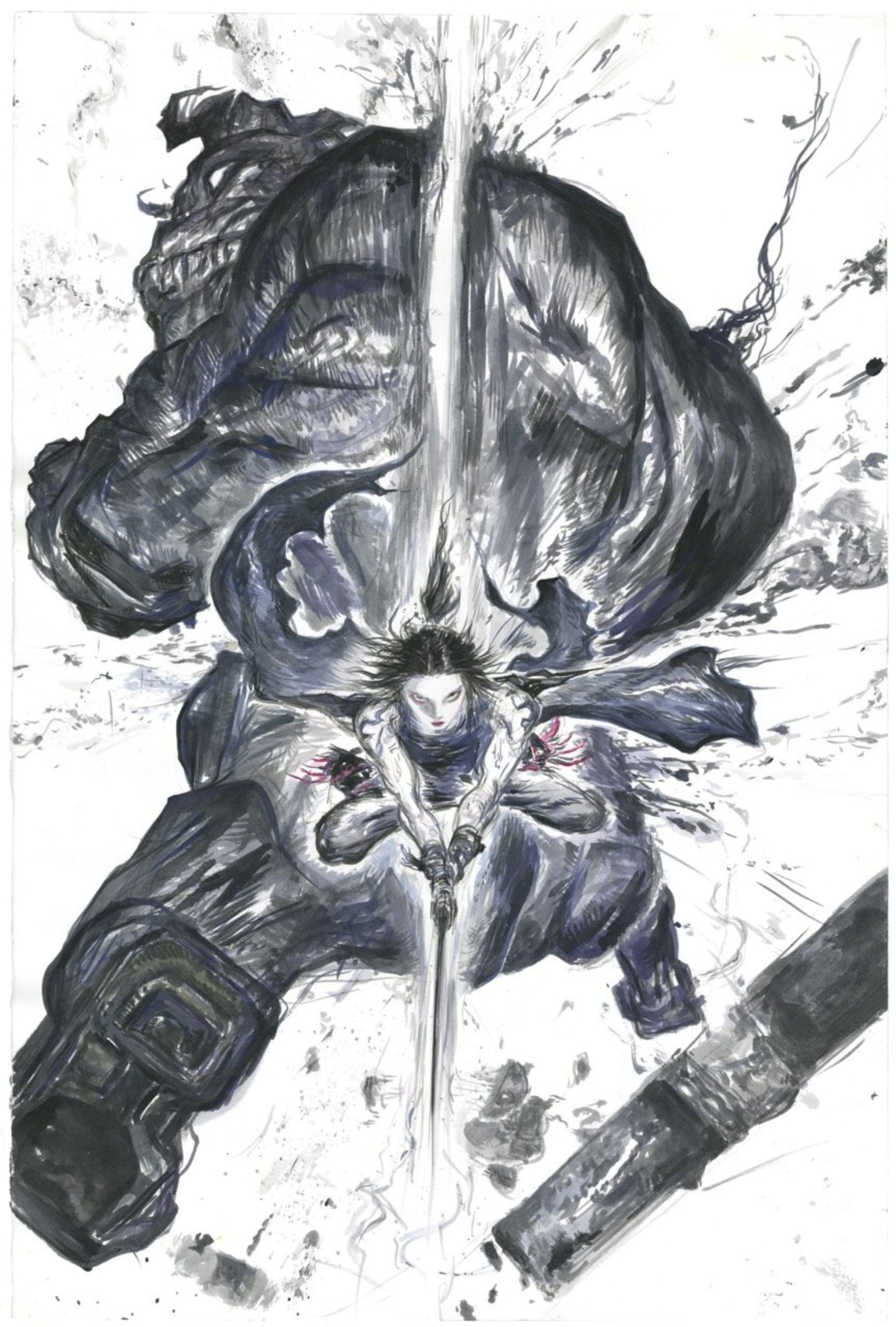 ZAN artwork by Yoshitaka Amano. 