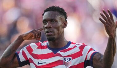 US striker Balogun cleared to play against Belgium after FIFA belays red card suspension