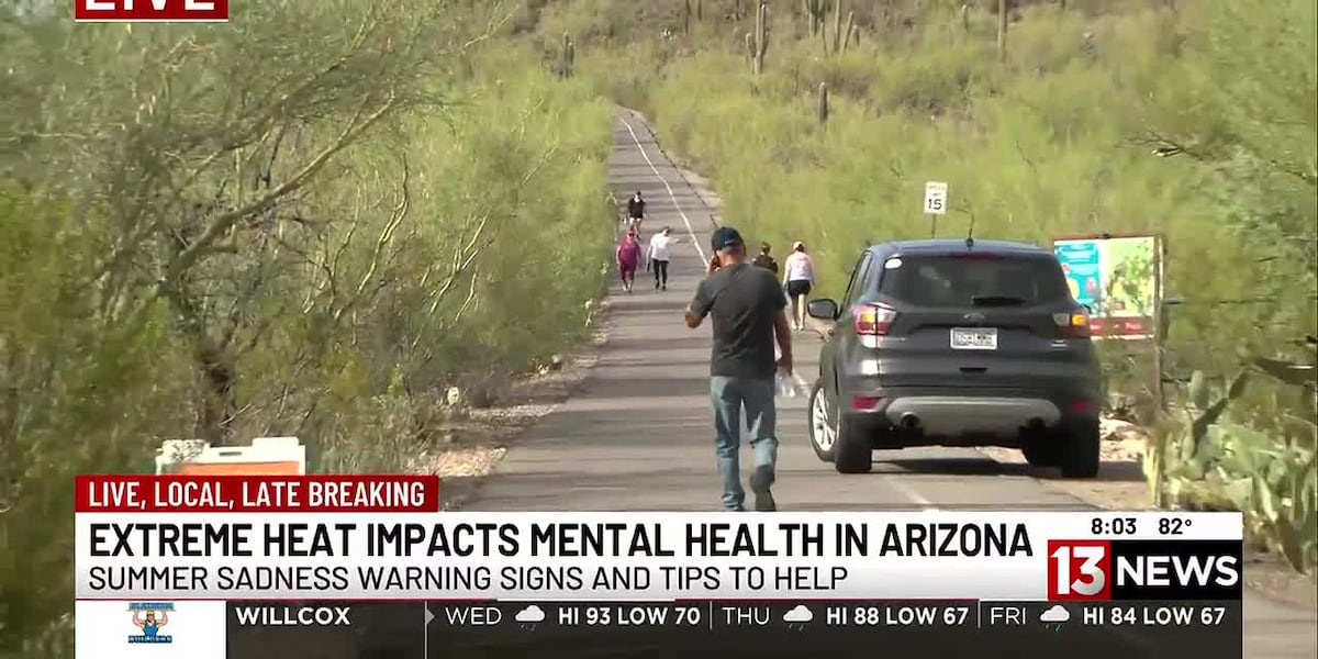The desert heat can trigger seasonal depression symptoms