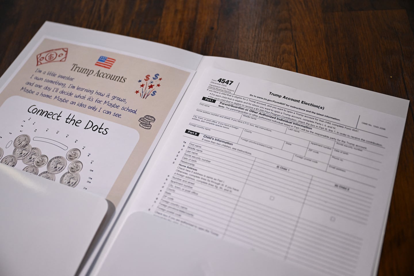 Filling out IRS Form 4547, named for the numbers associated with Trump's two presidencies, is one way to sign up for a Trump Account.