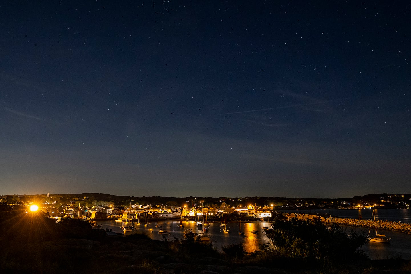 Boats docked in Rockport on June 5.