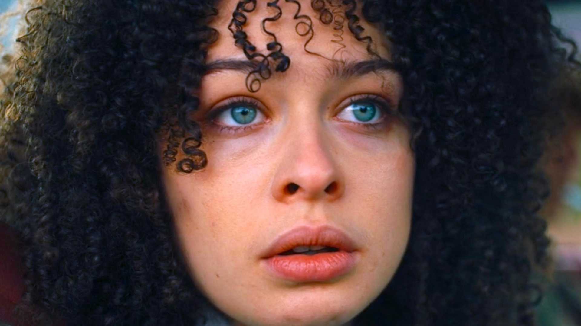 A close up of liz claribel sierra's face in the last stand of Ellen cole
