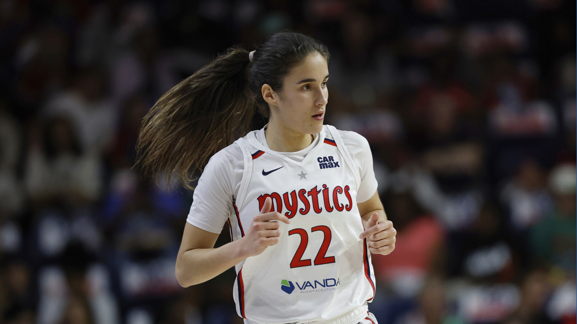 Sonia Citron becomes the youngest Mystics player to reach 1,000 points