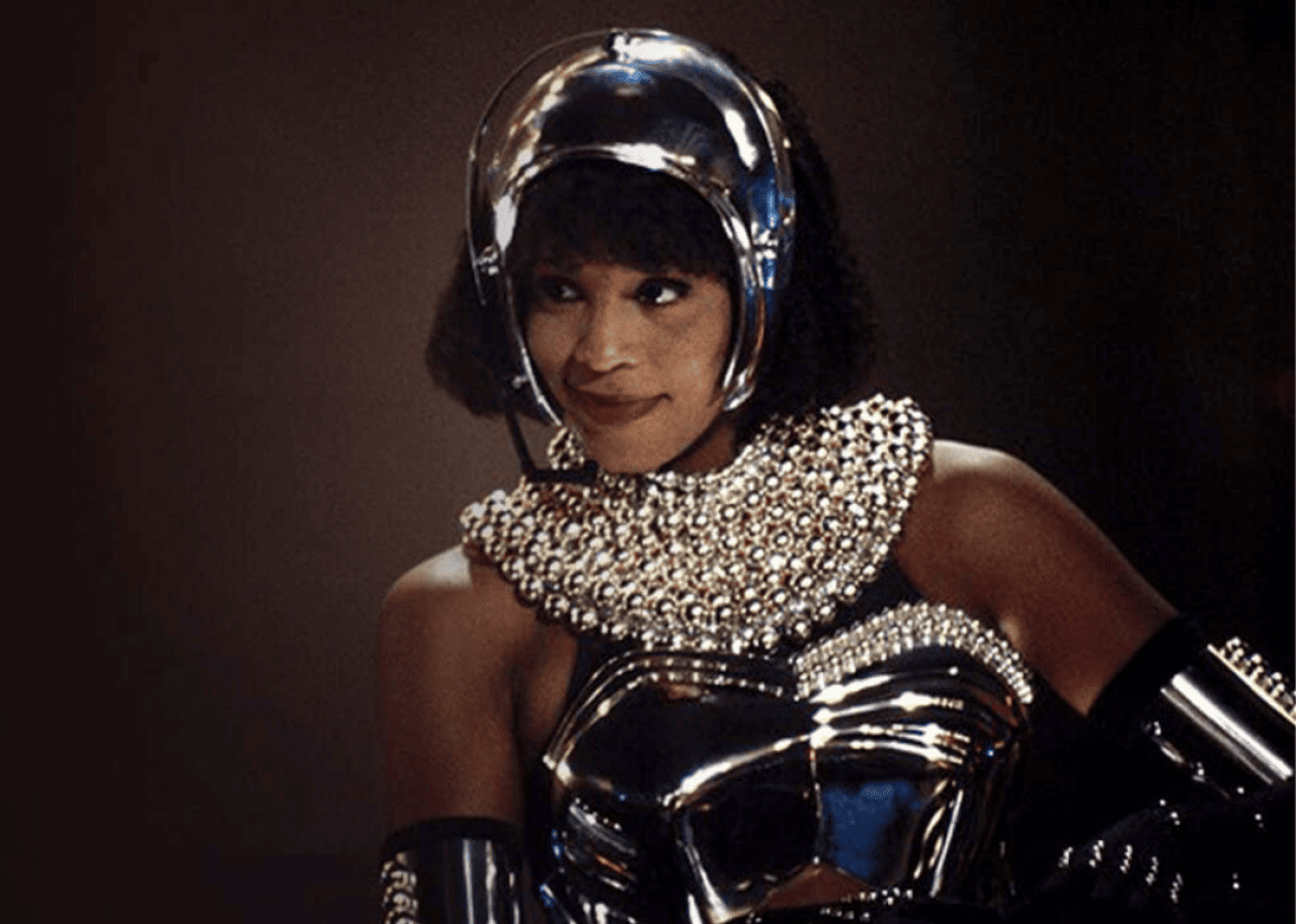 Whitney Houston in a scene from ‘The Bodyguard.' -