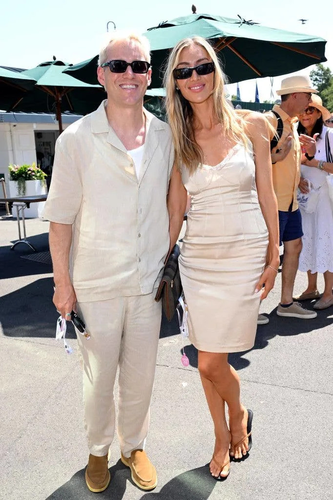 Jamie Laing and Sophie Habboo during day ten of Wimbledon