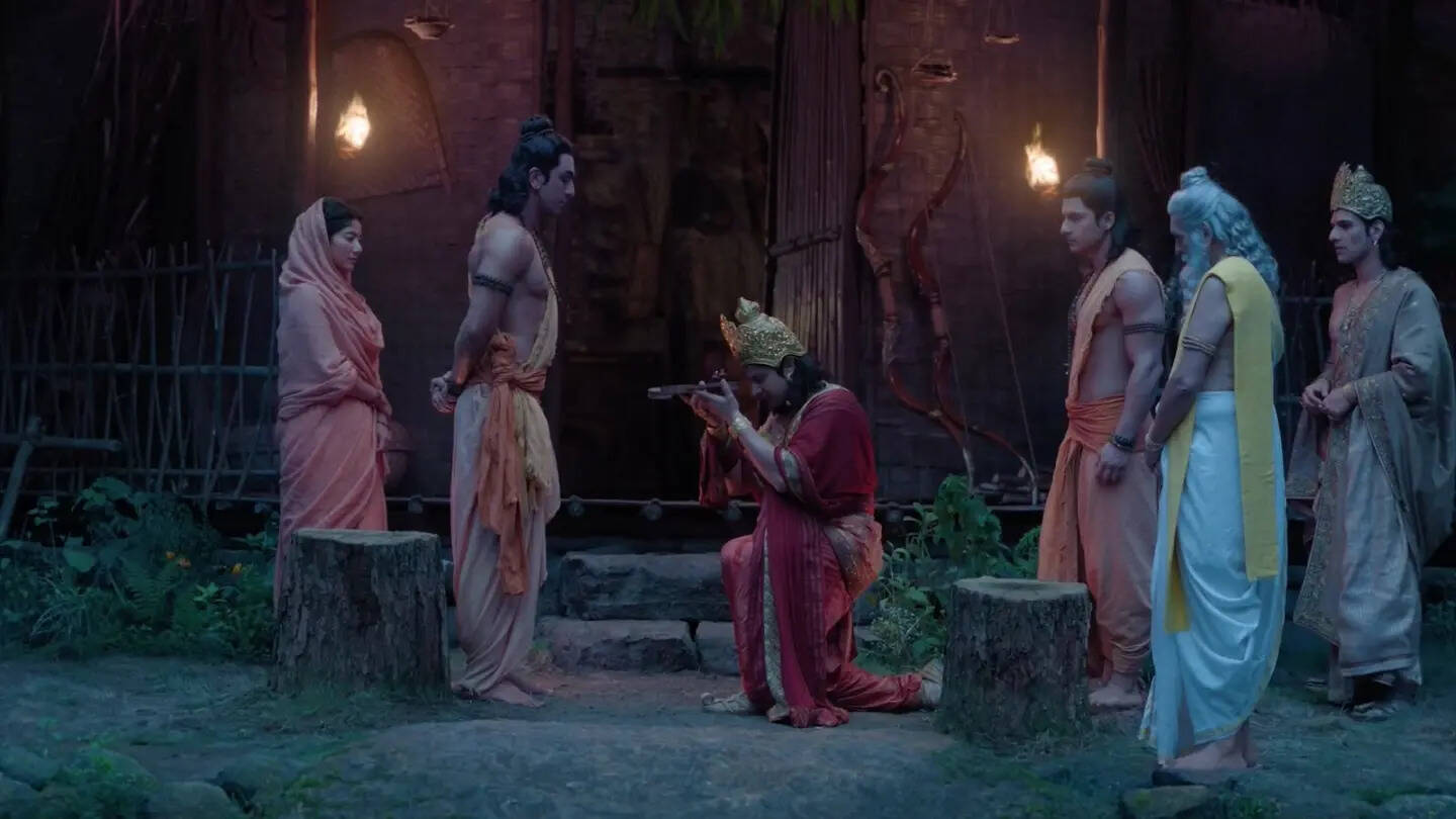 Addinath M. Kothare plays Bharat, Lord Rama's devoted younger brother. Addinath M. Kothare plays Bharat, Lord Rama's devoted younger brother.