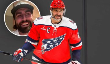 Alex Tuch found out Alex Ovechkin was re-signing via the team’s group text: ‘It was pretty funny’