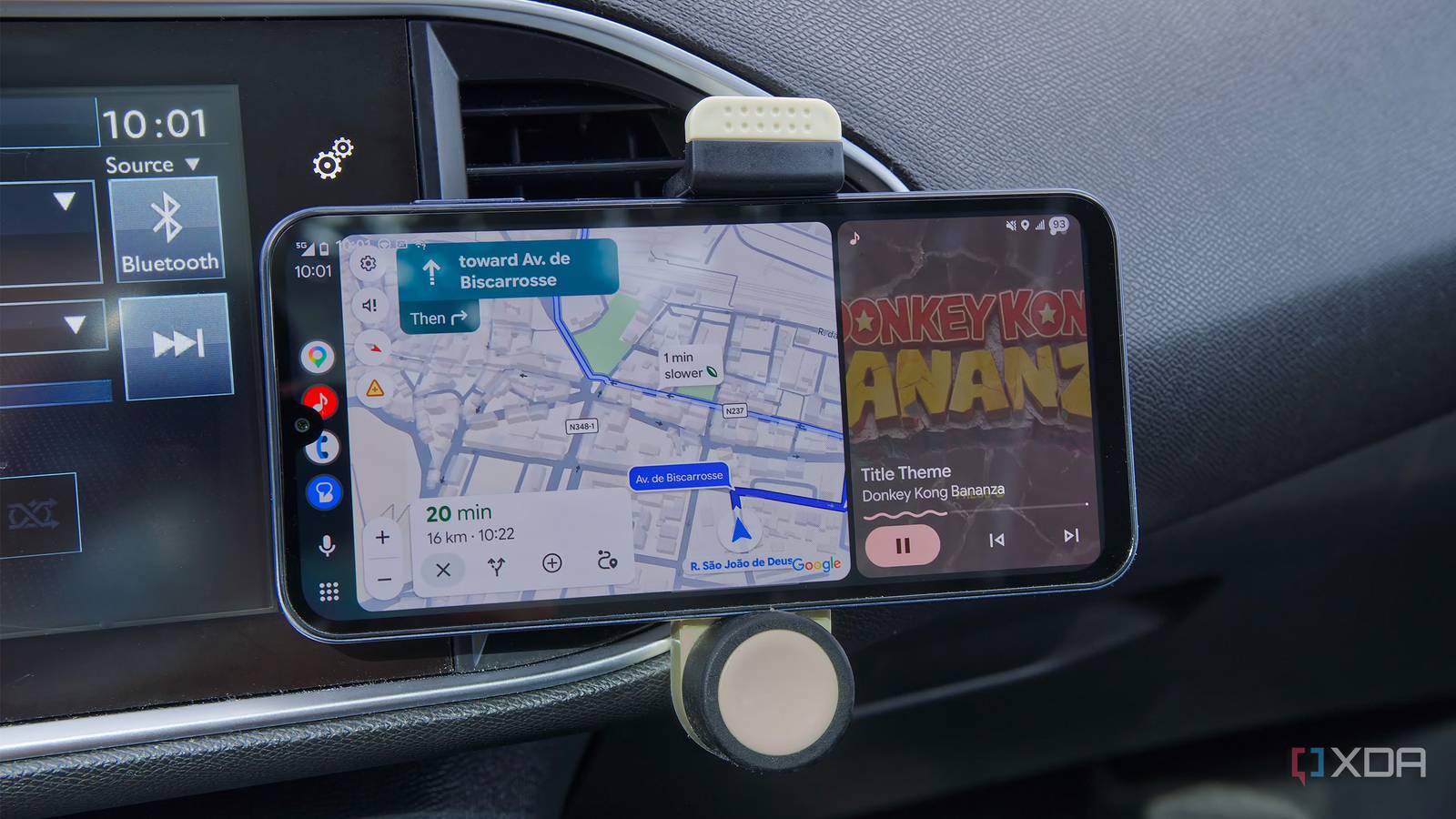 My old phone makes a better Android Auto screen than the head unit I almost paid for