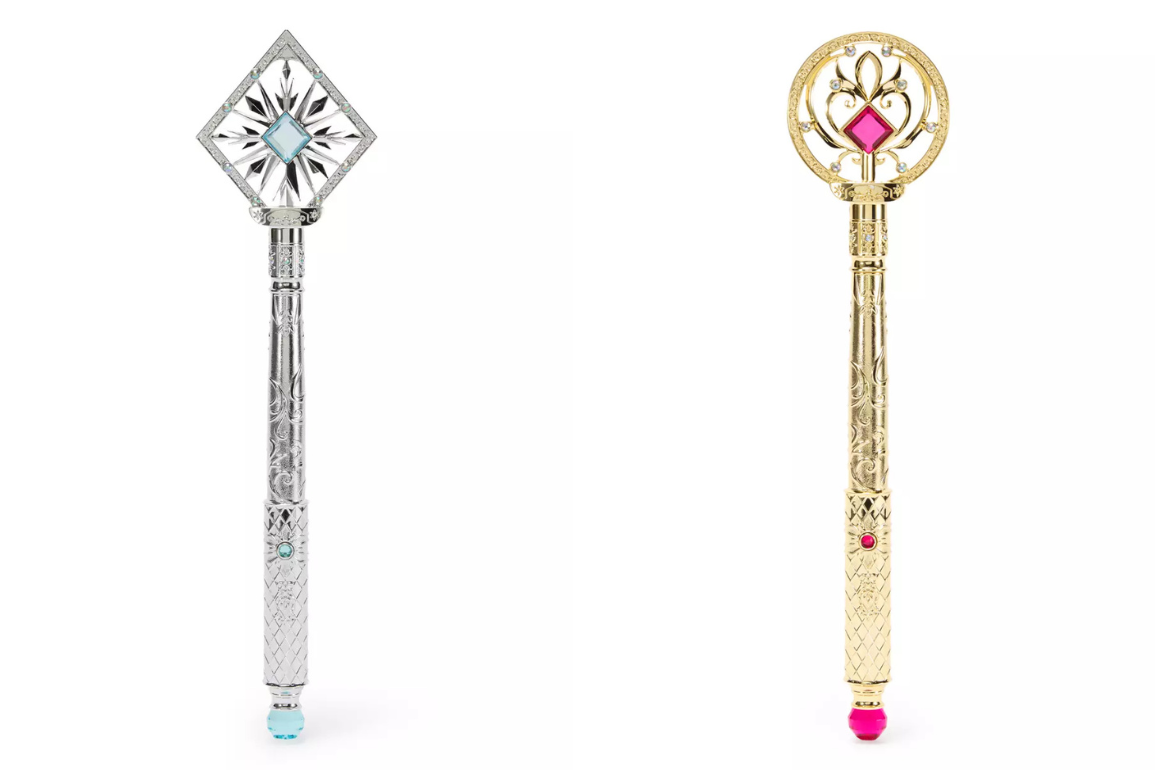 'Frozen' Dress-Up Accessories Elsa and Anna Light-Up and Sound Wands Now Online at Disney Store
