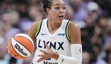Napheesa Collier probable for Lynx at Storm in her first action since last year's playoffs