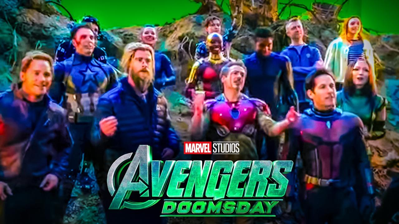 Avengers Doomsday logo, MCU actors