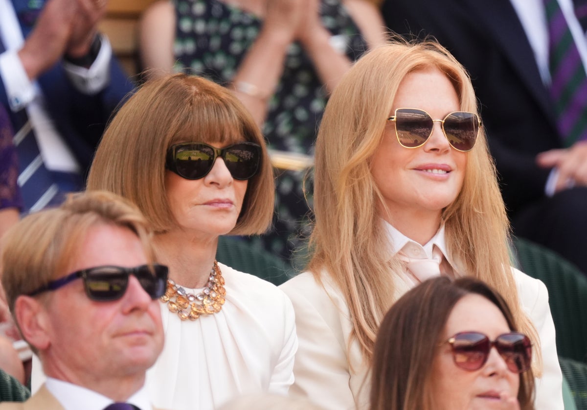 Kidman was joined by ‘Vogue’ global director Anna Wintour (PA)