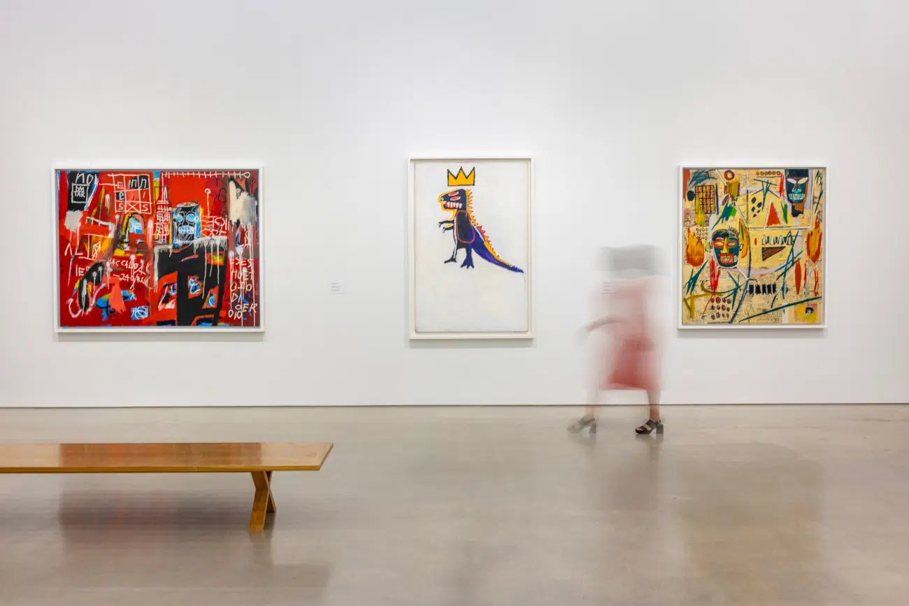 Installation view: Basquiat: Figures, Signs, Symbols, Pérez Art Museum Miami, 2026. Kenneth C. Griffin Collection. Artwork © Estate of Jean-Michel Basquiat. Licensed by Artestar, New York. Photo: Lazaro Llanes