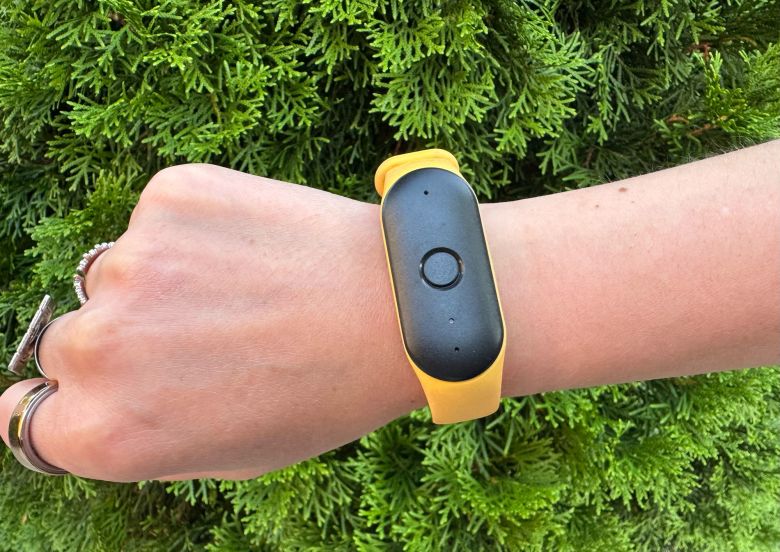 The Amazon Bee Pioneer bracelet can record conversations with the press of a button.