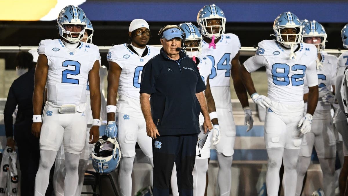 Head coach Bill Belichick of the North Carolina Tar Heels looking on during a football game at California Memorial Stadium
