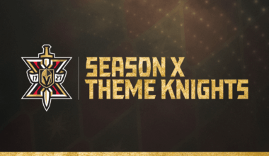 Golden Knights Announce Season X Theme Knights