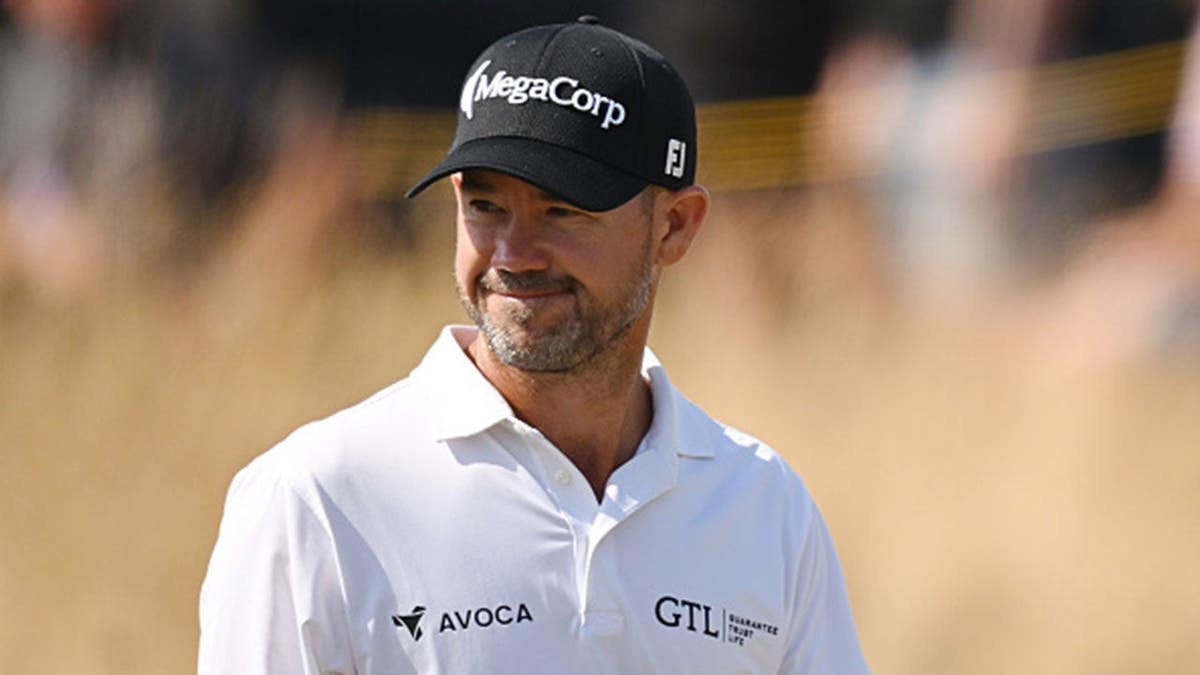 Brian Harman looks on during The 154th Open Championship at Royal Birkdale in Southport, England.
