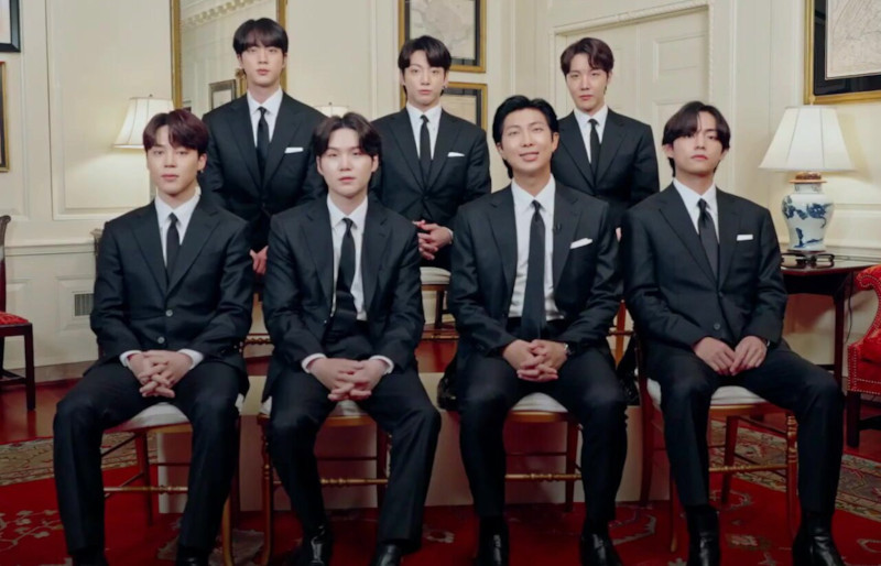 BTS at the white house