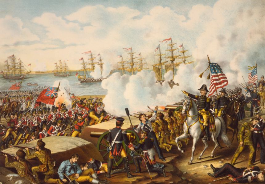 The Battle Of New Orleans, January 8, 1815.