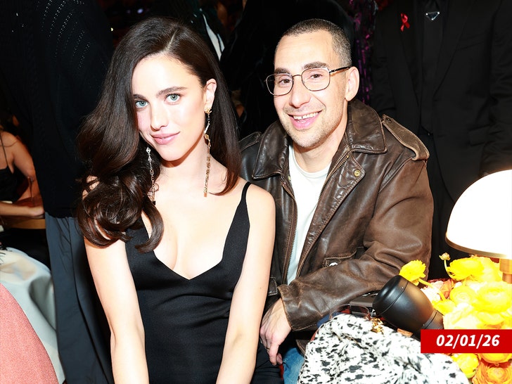 Jack Antonoff and Margaret Qualley getty 4