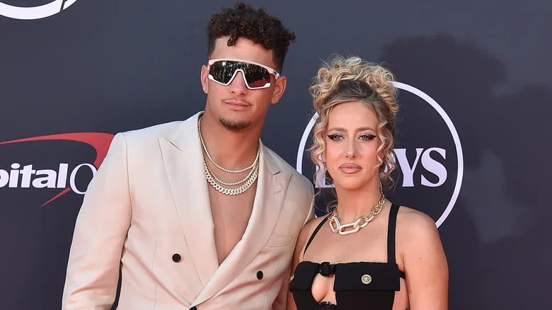 Brittany and Patrick Mahomes at the VMAs.