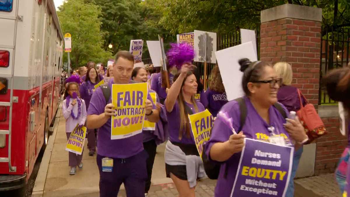 Thousands of BMC nurses plan pickets amid contract dispute
