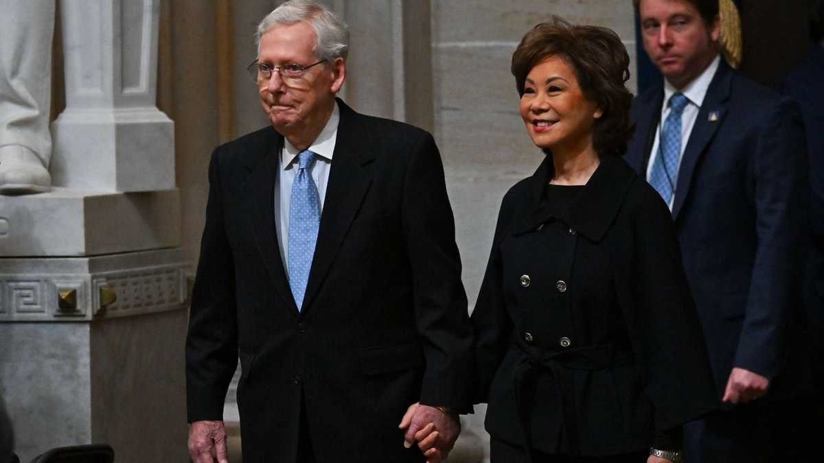 Sen. Mitch McConnell's wife releases statement amid his hospitalization