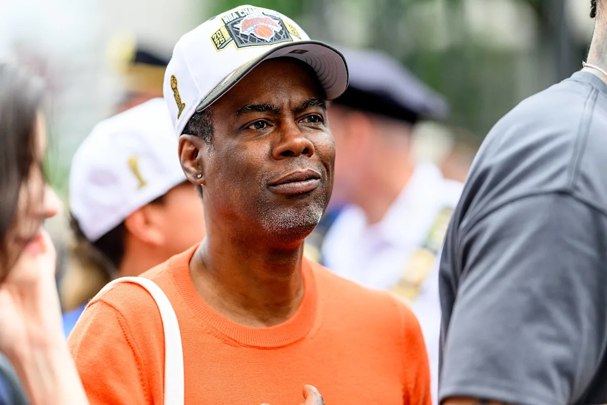 Chris Rock Enjoys Wimbledon with New Girlfriend Simone Henault
