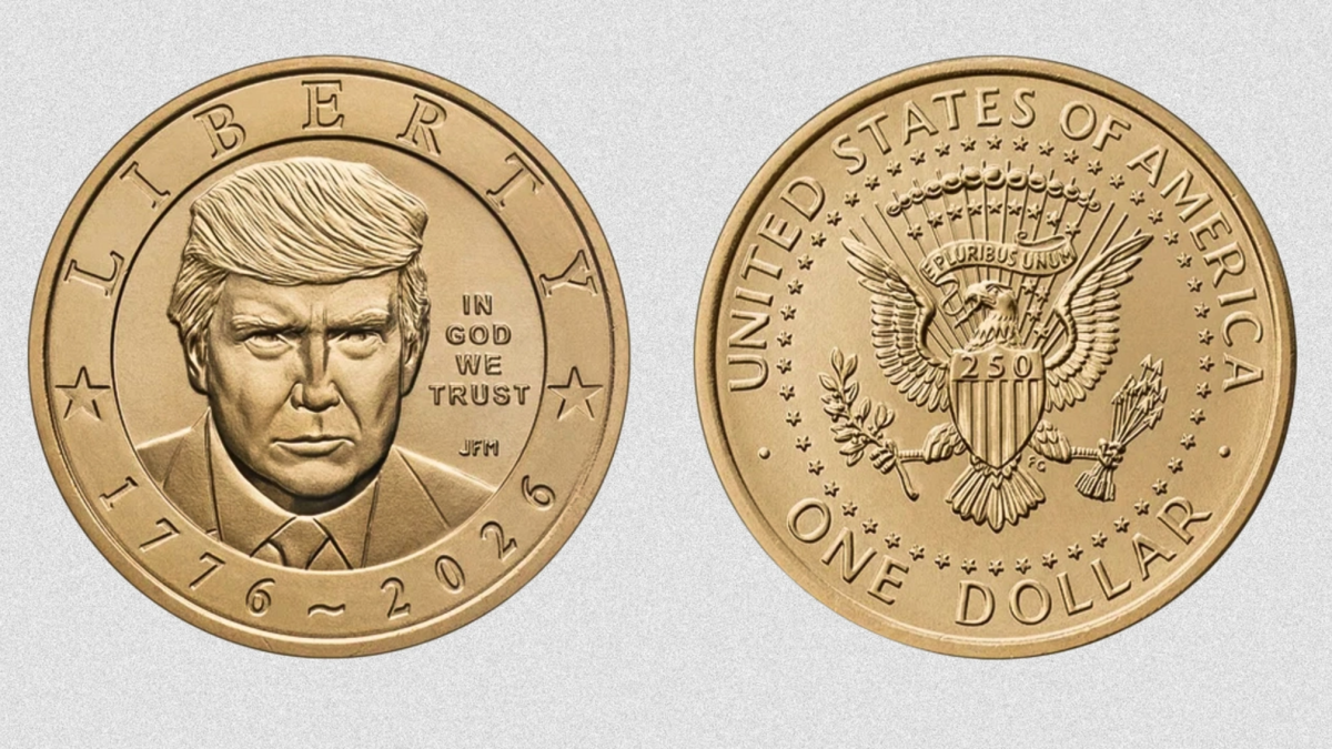 U.S. Mint produces a new $1 coin bearing Trump’s face – NBC4 Washington