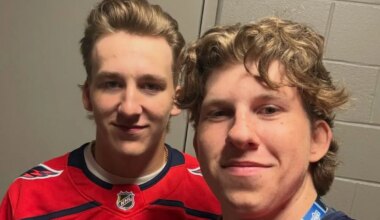 A look at Cole Hutson and Andrew Cristall’s experience at the 2026 NHLPA Rookie Showcase