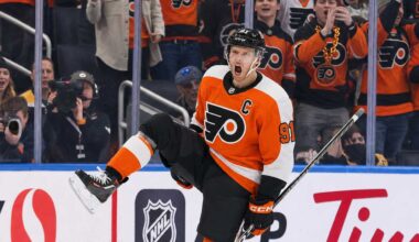 Connor McDavid wearing a Philadelphia Flyers home jersey as trade rumors link the Edmonton Oilers captain to Philadelphia