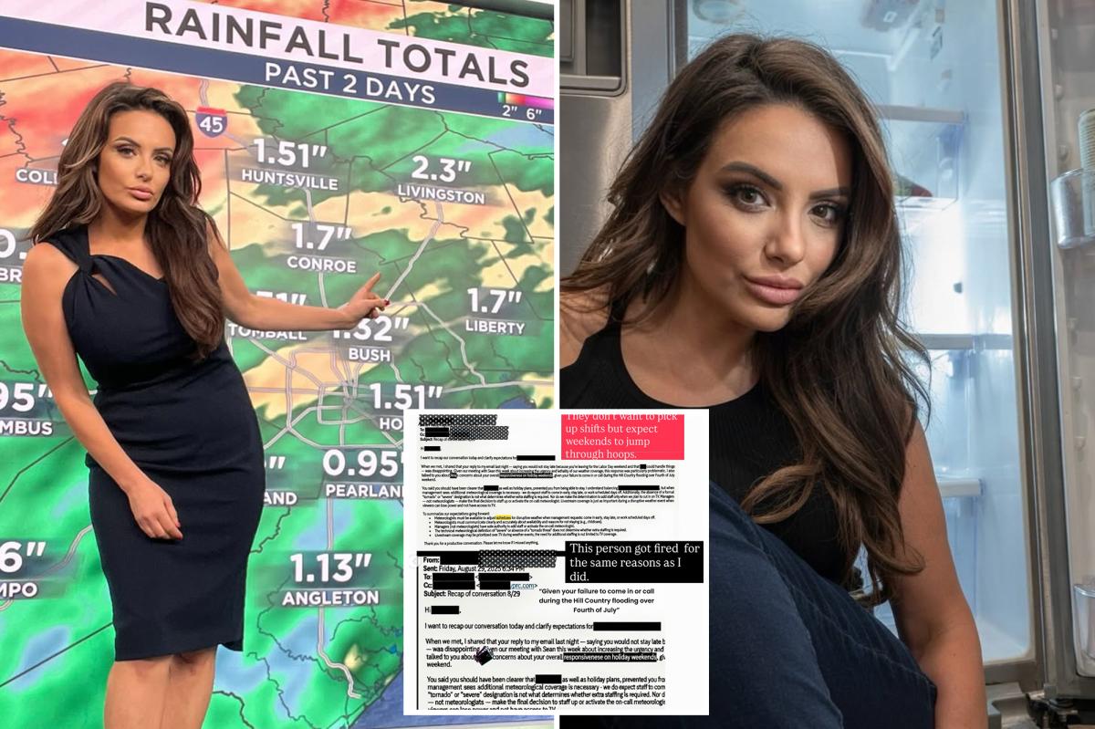 Houston TV weathergal goes scorched earth on bosses who fired her