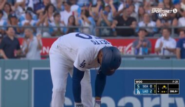 Rushing and Hernández go deep as the Dodgers beat the Mariners 6-2