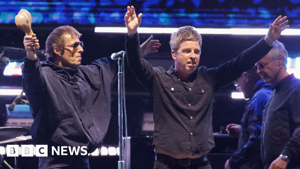 Oasis overtake The Beatles in all-time UK album chart - BBC