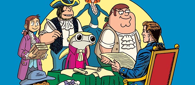 Declaration/Emancipation Illustrated - R. Sikoryak’s Version of the United States’ Founding Document for D+Q is Informative, Subversive, and Timelier than Ever – Broken Frontier
