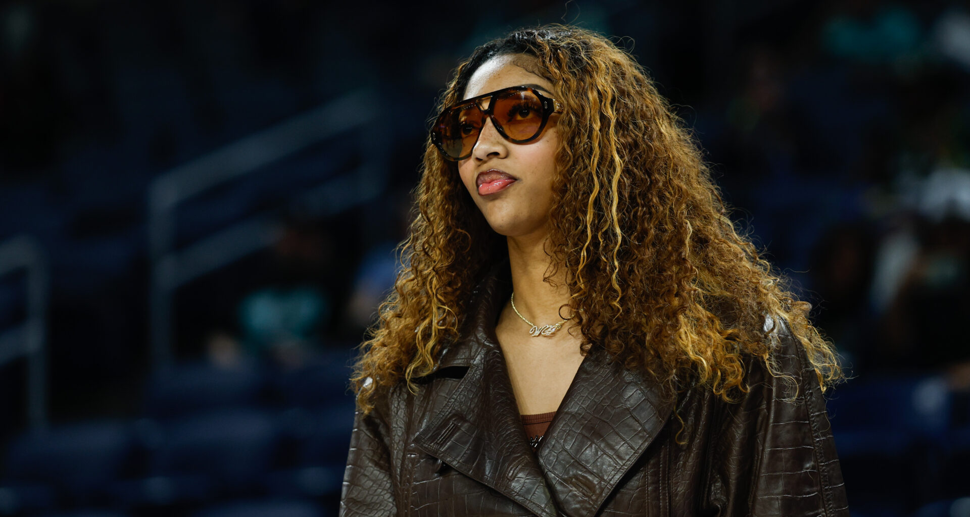 Former Chicago Sky forward Angel Reese