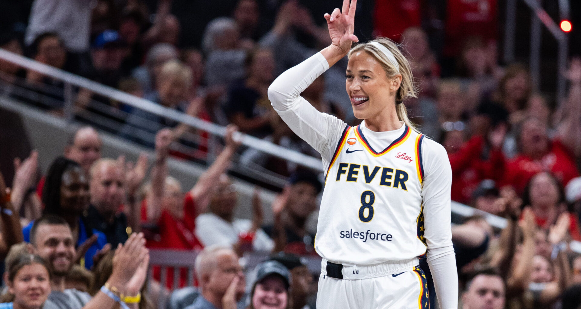 Sophie Cunningham dazzles with sleek 'catsuit' in Fever-Sparks pregame fit